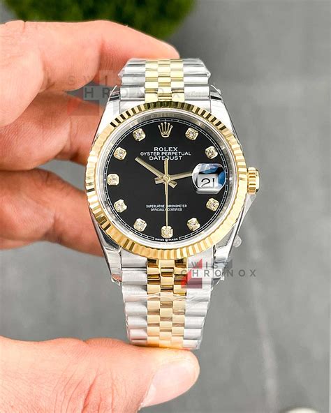 rolex datejust 36 two tone jubilee black dial|rolex datejust 36 price.